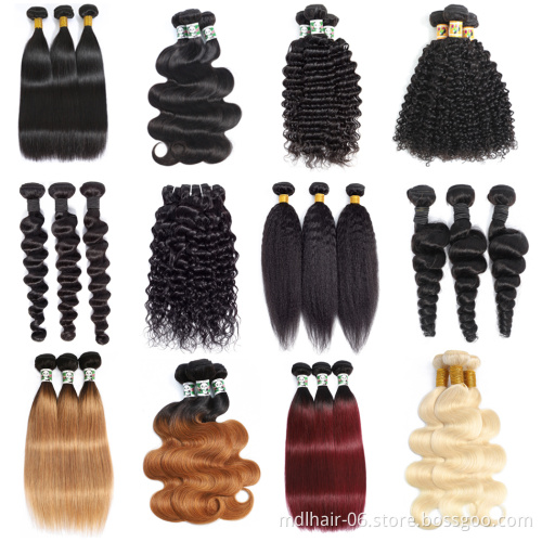 Pre Colored Ombre Human Hair Bundles Wholesale Top Quality Cuticle Aligned Virgin 1b/99j Ombre Brazilian Human Hair Extension